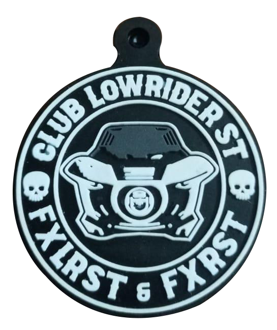 White Logo Key Chain