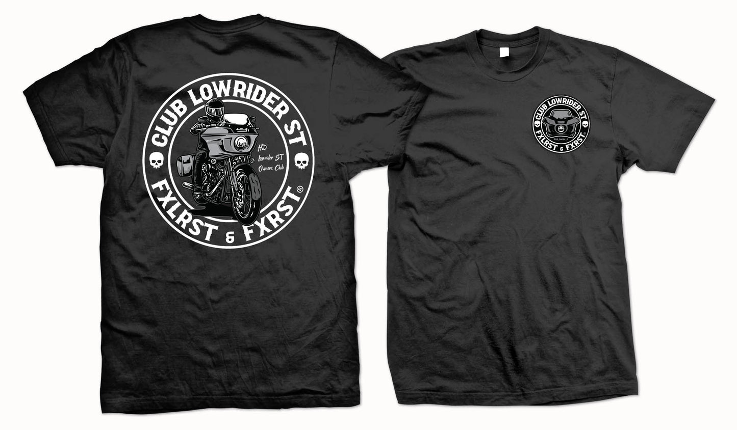 Short Sleeve T-Shirt Grey Club Lowrider ST Logo