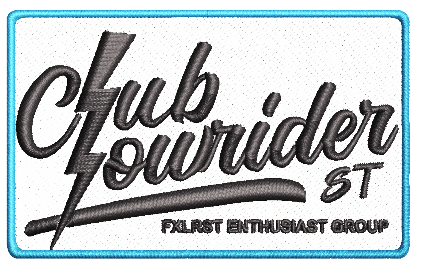 Blue Logo Patch