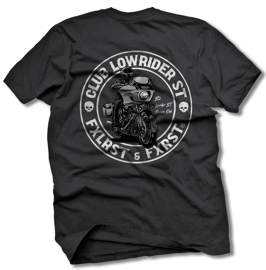 Short Sleeve T-Shirt Grey Club Lowrider ST Logo
