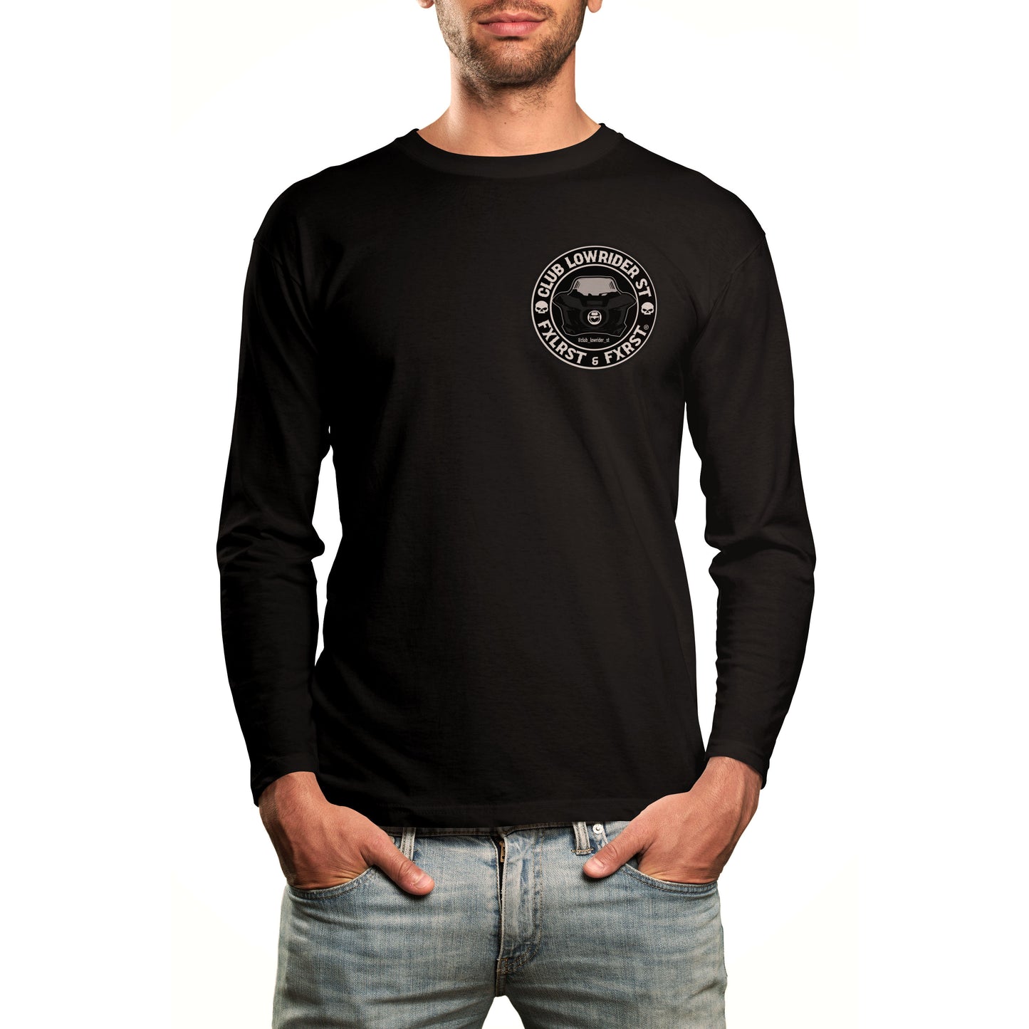 Long Sleeve Logo T-Shirt in Black