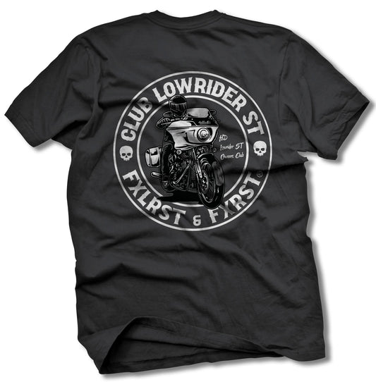 Short Sleeve T-Shirt White Club Lowrider ST Logo