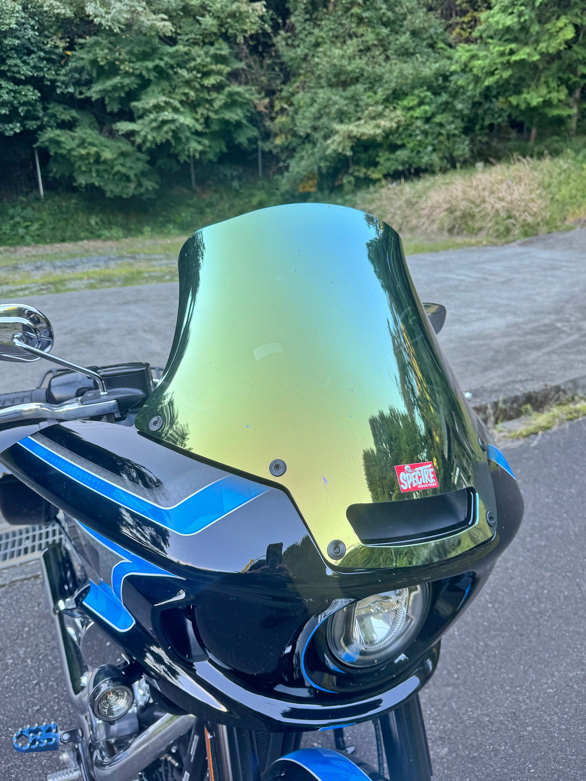 Windshield for Lowrider ST - Chameleon by Spectre Industries